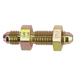 Steel AN3 Straight Bulkhead Adapter