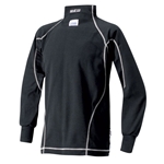 Sparco Ice Nomex X-Cool Underwear Top/Long Sleeve Shirt, Black Medium