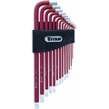 Titan Tools 12714 Extra Long Detent Ball-End Hex Key Set, Metric Sizes