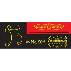 Garton Casey Jones 1960-62 Pedal Car Graphic