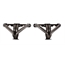 Small Block Chevy Hugger Tight-Fit Headers for Angle Plug Heads, Plain Small Block Chevy Hugger Tight-Fit Headers for Angle Plug Heads, Plain
