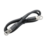 Accel 1843 Battery Cable, 3 Feet, 2 Gauge, Black Ground Cable