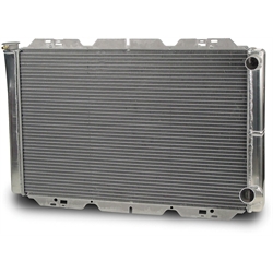 AFCO 80126N Double Pass Racing Radiator-32 Inch Wide, 1-1/2 Inch Inlet
