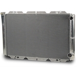 AFCO 80126N Double Pass Racing Radiator-32 Inch Wide, 1-1/2 Inch Inlet