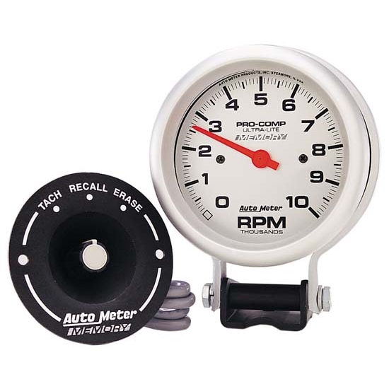 Auto Meter 6604 Ultra-Lite Air-Core Pedestal Tach, 10k RPM, 3-3/4 Inch Auto Meter 6604 Ultra-Lite Air-Core Pedestal Tach, 10k RPM, 3-3/4 Inch