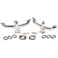 Flathead Center Dump Headers, Stainless