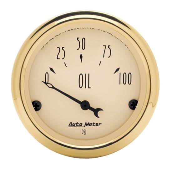Auto Meter 1528 Golden Oldies Air-Core Oil Pressure Gauge, 2-1/16 Inch Auto Meter 1528 Golden Oldies Air-Core Oil Pressure Gauge, 2-1/16 Inch