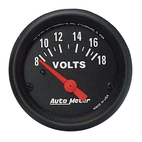 Auto Meter 2645 Z-Series Air-Core Voltmeter Gauge, 2-1/16 Inch Auto Meter 2645 Z-Series Air-Core Voltmeter Gauge, 2-1/16 Inch