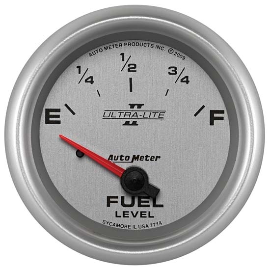 Auto Meter 7714 Ultra-Lite II Air-Core Fuel Level Gauge, 2-5/8 Inch Auto Meter 7714 Ultra-Lite II Air-Core Fuel Level Gauge, 2-5/8 Inch