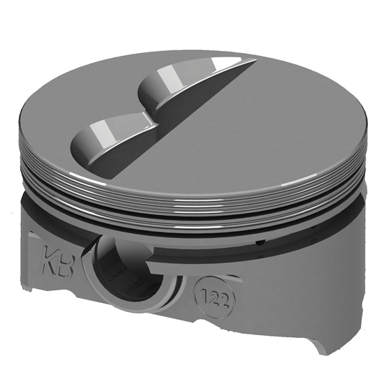 KB Chevy 383 Hypereutectic Pistons, Flat Top, 6.0 Rod Free Shipping
