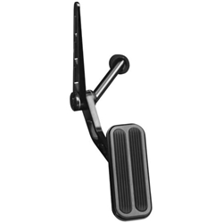 Lokar XBAG-6074 55-57 Chevy Black Billet Alum Throttle Pedal Assembly