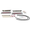 Hagan Street Rods fm10SSR-LEDH Flush Mount Tail Lights Red Slot 10x.5