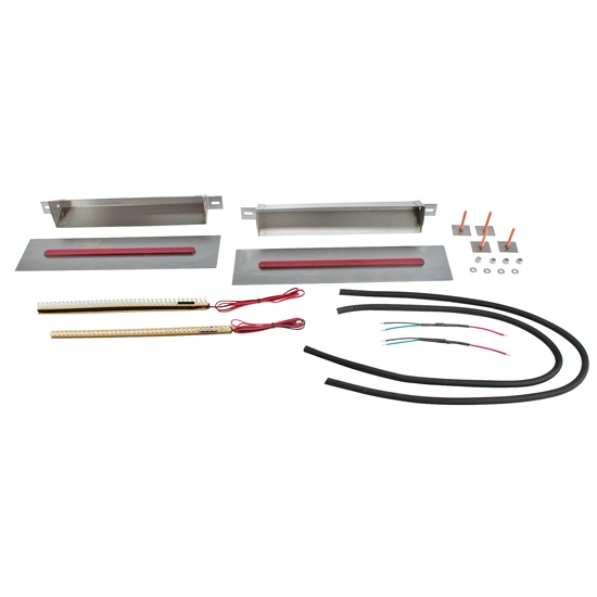 Hagan Street Rods fm10SSRLEDH Flush Mount Tail Lights Red Slot 10x.5 Free Shipping Speedway