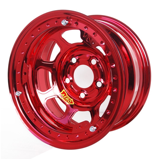 Aero 53-925060RED 53 Series 15x12 Inch Wheel, BL, 5 on 5 BP 6 Inch BS Aero 53-925060RED 53 Series 15x12 Inch Wheel, BL, 5 on 5 BP 6 Inch BS
