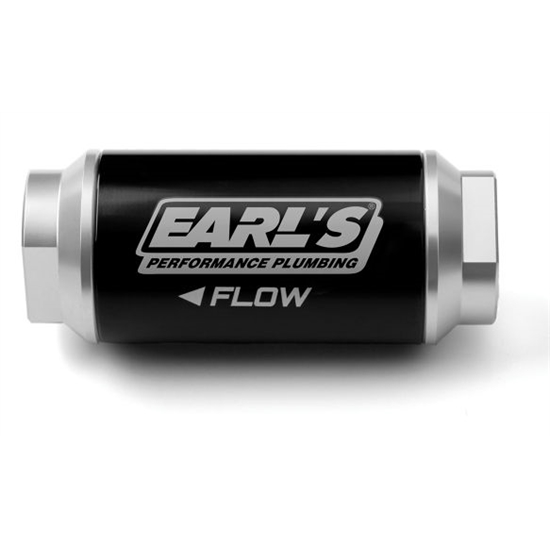 Earls 230628ERL 175 GPH Billet Fuel filter, 100 micron, 175 GPH