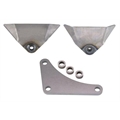 Vega Box Mount and Front Four-Bar Brackets for Bare Model T Frames
