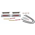 Hagan Street Rods fmTD6R-LEDH Flush Mount Tail Lights Teardrop 6 x .75