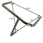 Garage Sale - Short Nerfs for Raised Rail Sprint Car, Polished