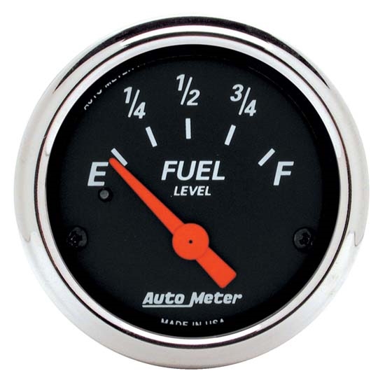 Auto Meter 1424 Designer Black Air-Core Fuel Level Gauge, 2-1/16 Inch Auto Meter 1424 Designer Black Air-Core Fuel Level Gauge, 2-1/16 Inch