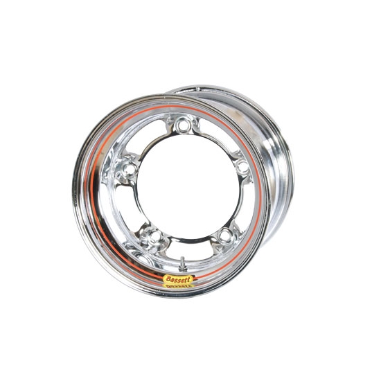 Bassett 50SR65C 15X10 Wide-5 6.5 In Backspace Chrome Armor Edge Wheel Bassett 50SR65C 15X10 Wide-5 6.5 In Backspace Chrome Armor Edge Wheel