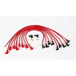 Taylor Cable 76238 8mm Spark Plug Wires, Over Valve, HEI, 90°, Solid Core, Red