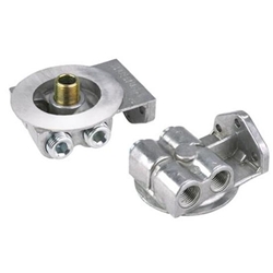 Single Remote Oil Filter Bracket, Chevy Filter