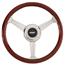 Grant 1057 Classic Banjo Steering Wheel, Mahogany Rim, 14-3/4 Inch Grant 1057 Classic Banjo Steering Wheel, Mahogany Rim, 14-3/4 Inch