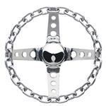 Grant 740 Chain 4-Spoke Steering Wheel, 11 Inch