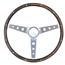 Grant 963 Classic 13.5 Inch Wood Steering Wheel w/ Mustang Horn Button Grant 963 Classic 13.5 Inch Wood Steering Wheel w/ Mustang Horn Button