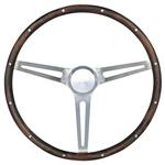 Grant Classic Wood Steering Wheel - Chevy Bowtie
