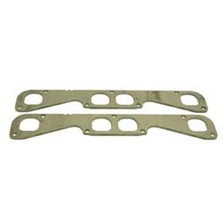 Header Flange Plates, Small Block Chevy Brodix Spread Port, 1-3/4 Inch