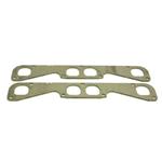 Header Flange Plates, Small Block Chevy Brodix Spread Port, 1-3/4 Inch