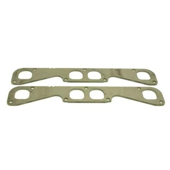 Header Flange Plates, Small Block Chevy Brodix Spread Port, 2 Inch