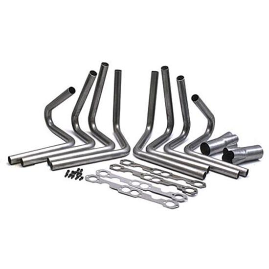 Small Block Chevy Header Kit, 1-3/4 Brodix Spread Port, 3-1/2 Collector