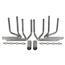 Speedway GM LS Header Kit, 1-3/4 Round Port, 3 Inch Collector Speedway GM LS Header Kit, 1-3/4 Round Port, 3 Inch Collector