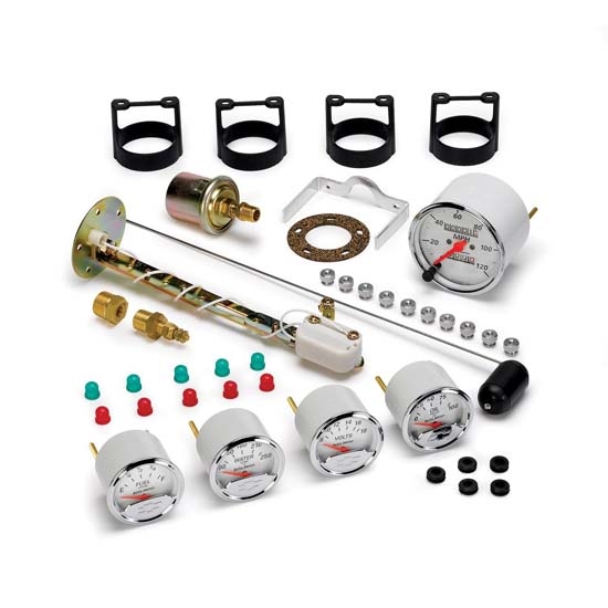 Auto Meter 1300-00408 Chevy Vintage 5 Piece Air-Core Gauge Kit Auto Meter 1300-00408 Chevy Vintage 5 Piece Air-Core Gauge Kit