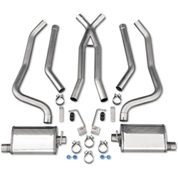 Dynatech® 930-912300 1968-74 Nova Stainless Dual Exhaust, 3 Inch