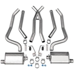 Dynatech® 930-912300 1968-74 Nova Stainless Dual Exhaust, 3 Inch
