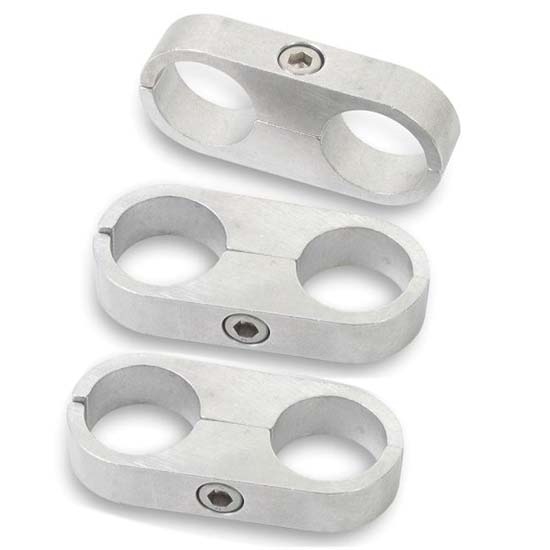 Earls 167205ERL Hose & Tubing Separator, 5/16 Inch, Set of 3, Polished