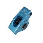 Blumax SBC Alum. Roller Rocker Arms, Split Ratio, 7/16 Stud, Self Aligning