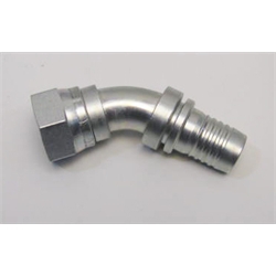 Garage Sale - Aeroquip 45 Degree Nickel Hose End AN16 Fitting