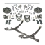 Gasser Straight Axle, Ford Spindle and Brake Kits, 58-1/4 Hub-to-Hub Gasser Straight Axle, Ford Spindle and Brake Kits, 58-1/4 Hub-to-Hub