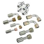 Square AC Bulkhead Plates with Fittings