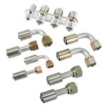 Inline AC Bulkhead Plates with Fittings