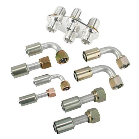 Diamond A/C Bulkhead Plates with Fittings Diamond A/C Bulkhead Plates with Fittings