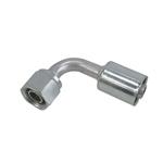 Crimp-On A/C O-Ring Fitting, 90 Degree, -10 AN