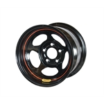 Bassett 50LC3 15X10 Inertia 5 on 4.75 3 Inch Backspace Black Wheel