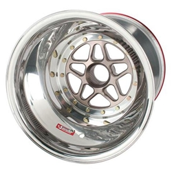 Sander Splined Left Rear Wheel, Inner Beadlock, 15 x 15 Inch, 7 Inch Offset