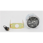 Stewart Warner Wings Mechanical Speedometer, Black