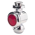 Speedway Tall Model T Chrome Steel Cowl/Tail Light, Red Lens, 12 Volt